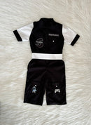 Macacão PS5 com Detalhes Brancos Infantil 🎮⚡