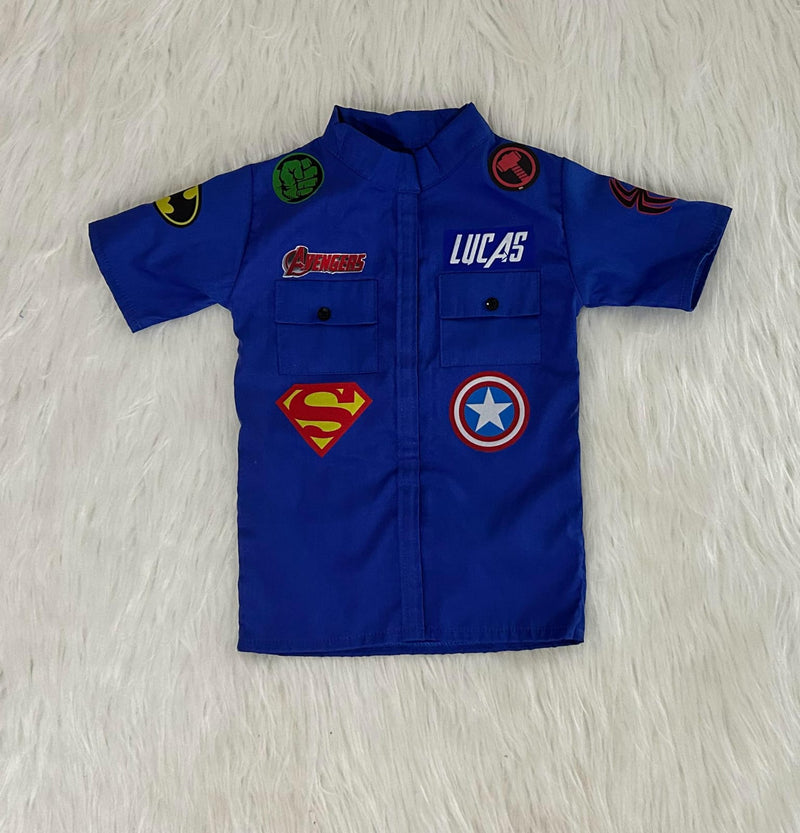 Camisa Tradicional Vingadores Infantil 🦸♂️🦸♀️