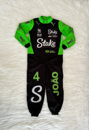 Macacão Fórmula 1 Sauber GB Infantil 🏎️🔥