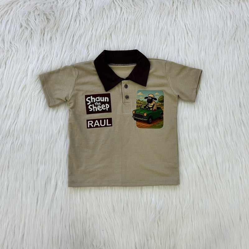 Camiseta Polo Shaun The Sheep Infantil