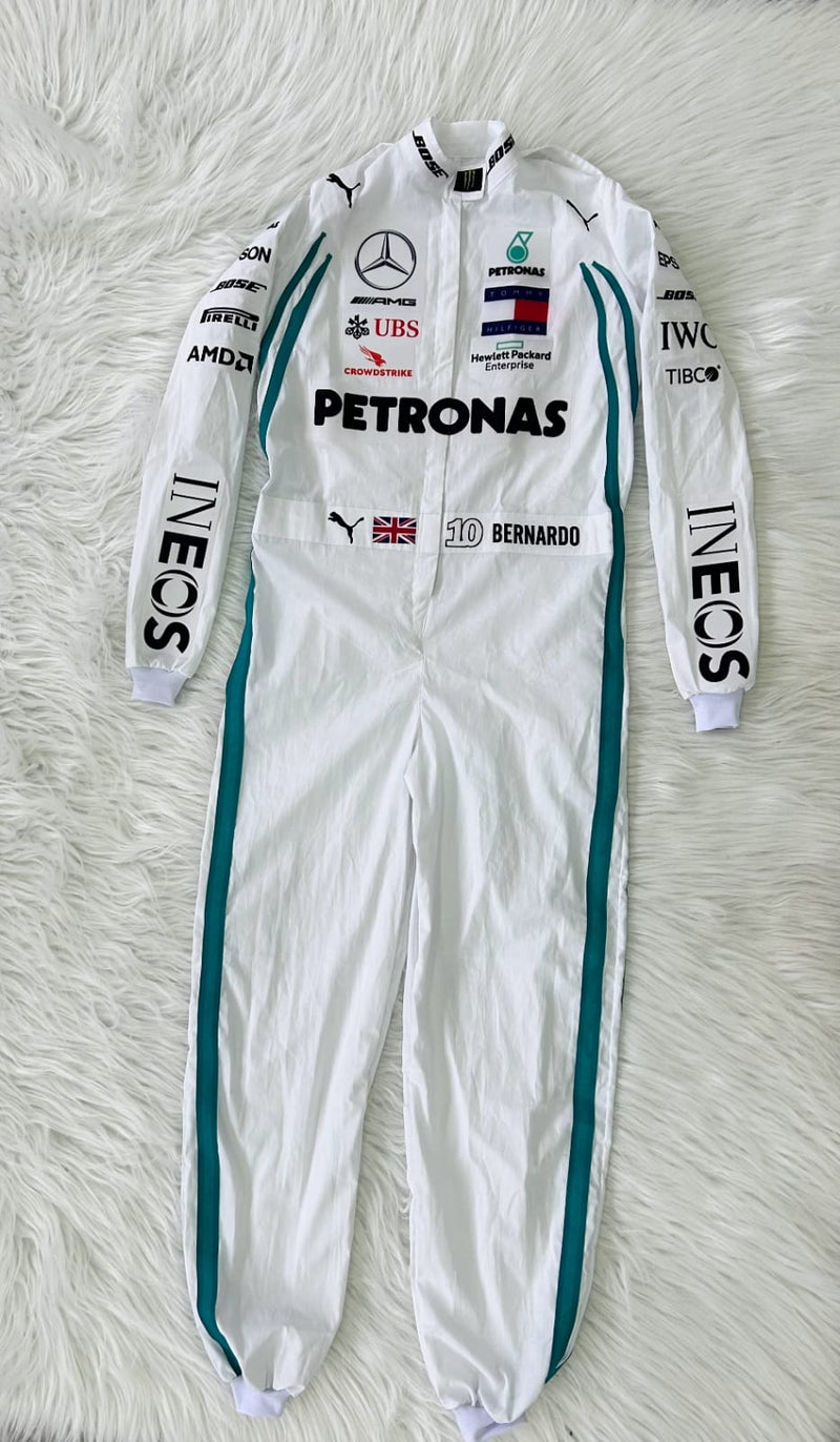 Macacão Fórmula 1 Mercedes – Adulto