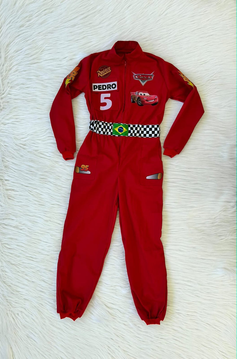 Macacão Carros McQueen Cars Infantil