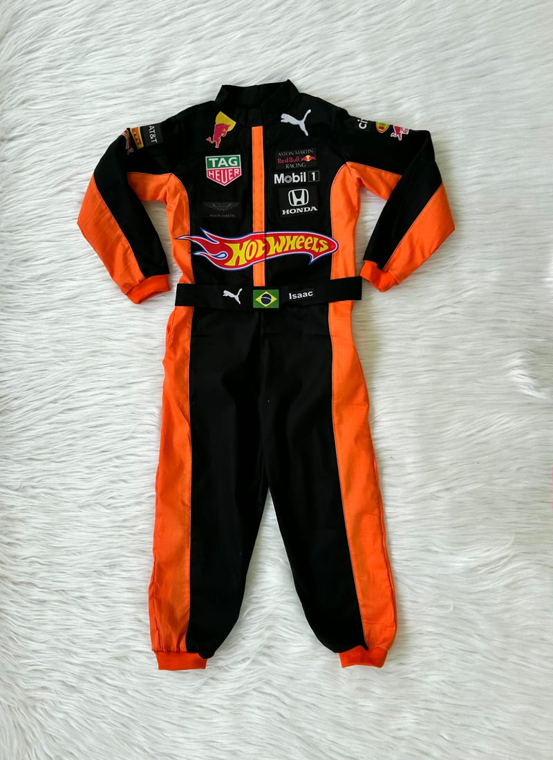 Macacão Hotwheels Red Bull Infantil