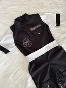 Macacão PS5 com Detalhes Brancos Infantil 🎮⚡