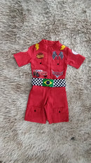 Macacão tradicional Carros Relâmpago Mcqueen infantil